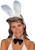 Plush Bunny Ears Headband Fancy Dress Up Halloween Costume Accessory 3 COLORS