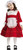 Lil' Miss Santa Claus Christmas Holiday Fancy Dress Up Halloween Child Costume