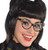 Rockabilly Cherry Glasses 50's Cat Eye Fancy Dress Halloween Costume Accessory