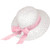 Easter Tea Hat Bonnet White Fancy Dress Up Halloween Child Costume Accessory