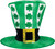 St. Patrick's Day Oversized Hat Irish Green Fancy Dress Adult Costume Accessory