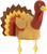Turkey Hat Animal Thanksgiving Fancy Dress Up Halloween Adult Costume Accessory