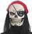 Jolly Roger Mask Skull Pirate Fancy Dress Up Halloween Adult Costume Accessory