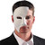 Phantom Mask Opera White Fancy Dress Up Halloween Adult Costume Accessory