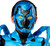 Blue Beetle Plastic Mask DC Comics Fancy Dress Halloween Child Costume Accessory