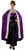 Velveteen Queen Robe Purple Fancy Dress Up Halloween Adult Costume Accessory
