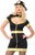 Flirty Firefighter Woman Girl Fancy Dress Up Halloween Adult Costume 2 COLORS
