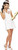 Naughty Nurse Doctor White Short Fancy Dress Up Halloween Sexy Adult Costume