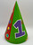 1st Cupcake Polka Dot Kids Happy Birthday Party Favor Paper Cone Hats