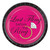 Last Fling Before the Ring Black Pink Bachelorette Party 9" Paper Dinner Plates