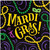 Good Times Mardi Gras Bourbon Street Holiday Theme Party Bulk Beverage Napkins