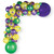 Mardi Gras Classic Masquerade Masks Holiday Party Decoration Balloon Garland Kit