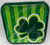 Big Shamrock St. Patrick's Day Irish Clover Party 7" Square Paper Dessert Plates
