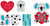 Koala Hearts Animal Valentine's Day Holiday Party Favor Tic-Tac-Toe Craft Kits