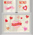 Valentine's Day Hearts Holiday Theme Party Wall Decoration Vinyl Window Clings
