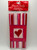 Hearts Stripes Valentine's Day Holiday Party Favor Bags Small Cello Treat Sacks