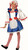 Rag Dollie Girl Rag Doll Raggedy Ann Fancy Dress Up Halloween Child Costume