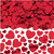 Metallic Hearts Foil Confetti Wedding Valentine's Day Party Decoration 4 COLORS
