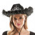 Feather Light-Up Cowboy Hat Music Festival Halloween Costume Accessory 3 COLORS