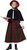 Holiday Caroler Girl Christmas Holiday Fancy Dress Up Halloween Child Costume