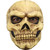 Yellowed Skull Latex Face Mask Fancy Dress Up Halloween Adult Costume Accessory