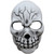 Cracked Skull Latex Face Mask Fancy Dress Up Halloween Adult Costume Accessory