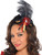 Pirate Mini Tricorn Hat Caribbean Fancy Dress Halloween Adult Costume Accessory