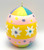 Easter Egg Pastel Flowers Spring Holiday Party Decoration 5.5" Sculpted Candle