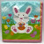 Easter Friends Bunny Rabbit Pink Pastel Spring Holiday Party Beverage Napkins