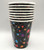 Champagne Bubbles Black New Year's Eve Holiday Party 9 oz. Paper Cups