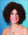 Island Girl Wig Curly Curls Brown Fancy Dress Halloween Adult Costume Accessory