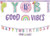 Festival Fun Boho Hippie Girl Birthday Party Decoration Jumbo Letter Banner Kit