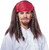 Buccaneer Pirate Jack Sparrow Braided Fancy Dress Adult Halloween Costume Wig