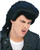 D.A. Wig Elvis 50's Pompadour Black Fancy Dress Up Halloween Costume Accessory