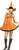 You Spicy Witch Orange Wicked Fancy Dress Up Halloween Sexy Adult Costume