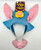 Bunny Mask Headband Easter Rabbit Halloween Child Costume Accessory 2 COLORS