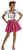 Hello Kitty Pink Tutu Retro Sanrio Kids Fancy Dress Up Halloween Child Costume