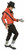 Thriller Jacket Red Black Michael Jackson Pop Star Halloween DLX Child Costume