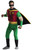 Robin DC Superhero Teen Titans Fancy Dress Up Halloween Deluxe Adult Costume