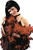 Flapper 6 ft. Feather 40g Boa Red Black Fancy Dress Halloween Costume Accessory
