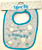 1st Birthday Boy Blue First Birthday Party Favor Gift Embroidered Fabric Bib