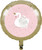 Stylish Swan Bird Animal Cute Kids Birthday Party Decoration 18" Mylar Balloon