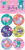 Sloth Animal Jungle Cute Kids Birthday Party Favor Decals Scrapbook Stickers