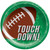 Ready Set Football Game Day Sports Banquet Party 10" Paper Dinner Plates