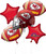 Kansas City Chiefs NFL Football Sports Party Decoration Mylar Balloon Bouquet