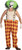 Hoop Pants w/Suspenders Freak Show Clown Fancy Dress Halloween Adult Costume