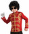 Red Military Jacket Michael Jackson Pop Star Fancy Dress Halloween Child Costume