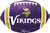 Minnesota Vikings NFL Pro Football Sports Party Decoration 18" Mylar Balloon
