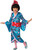 Cherry Blossom Princess Geisha Asian Girl Fancy Dress Up Halloween Child Costume
