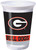 Georgia Bulldogs SEC NCAA College Sports Banquet Party 20 oz. Plastic Cups